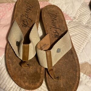 Blowfish Malibu Cork Sandals Size 10 like new